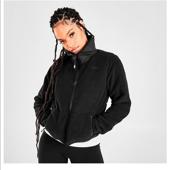 The North Face Jackets Coats The North Face Dunraven Sherpa Crop Jacket Xs Poshmark